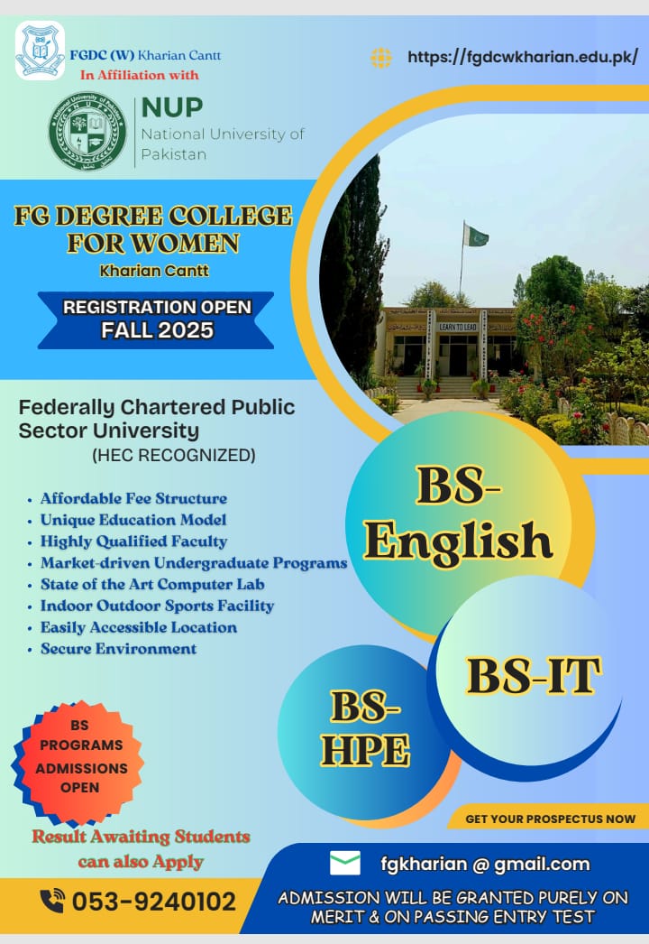 BS Admission Open Fall 2025